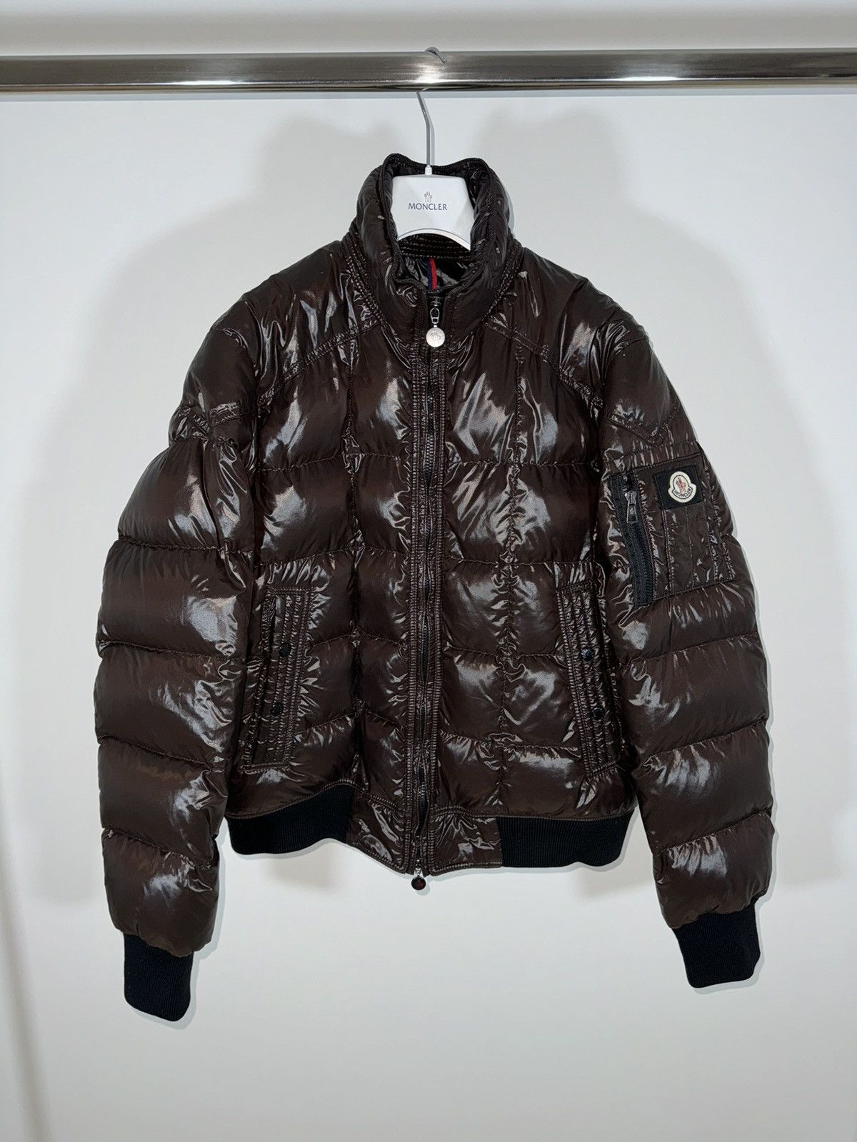 Moncler Moncler jacket Auburn size 6 (XXL) chocolate brown | Grailed