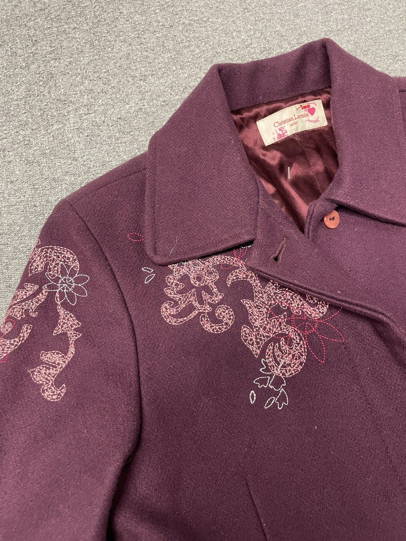 Christian Lacroix Vintage Y2K Christian Lacroix Wool Coat Size M / US 6-8 / IT 42-44 - 4 Thumbnail