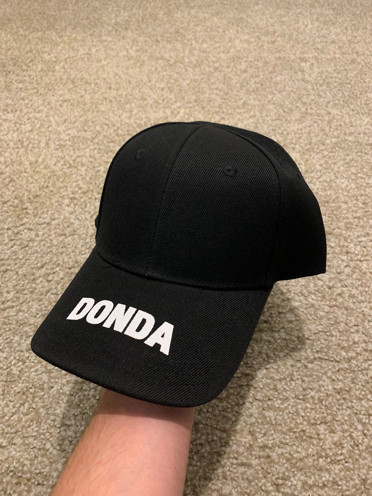 Pre-owned Kanye West Donda Hat In Black