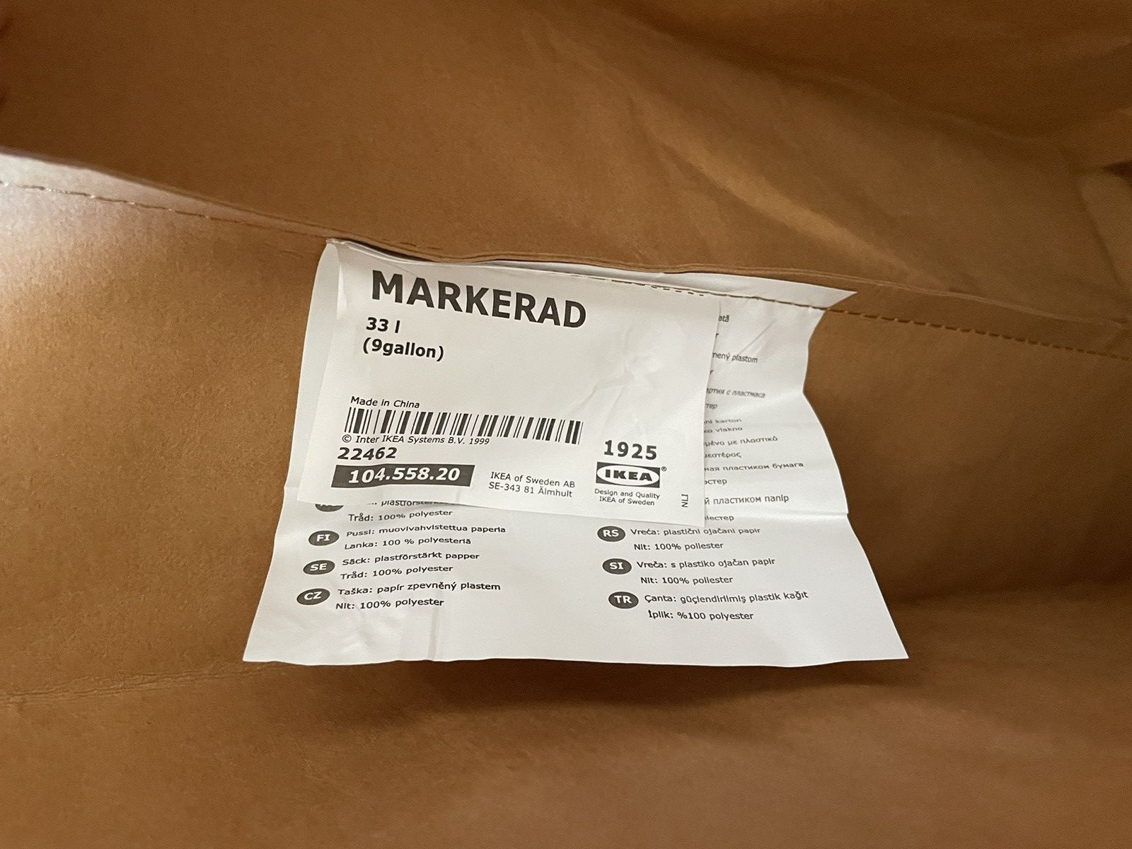 Ikea × Virgil Abloh Virgil Abloh for IKEA “SCULPTURE” Markerad Tote bag Size ONE SIZE - 6 Thumbnail