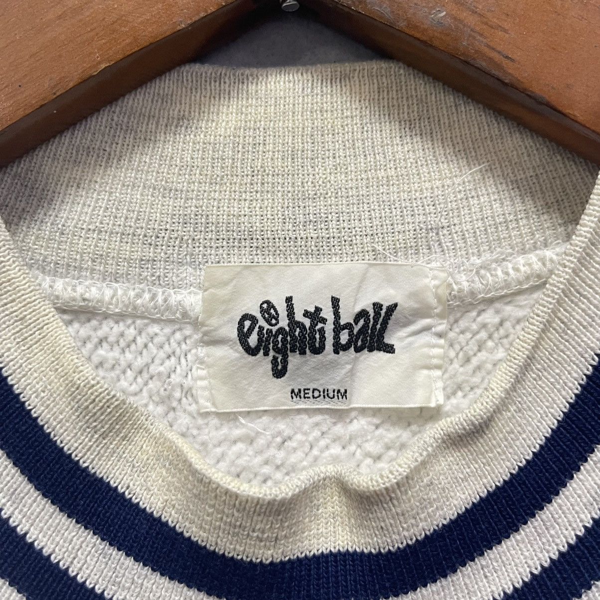 Vintage 90s Eight Ball U.S.A. Graphic Sweater (M) Size US M / EU 48-50 / 2 - 7 Thumbnail