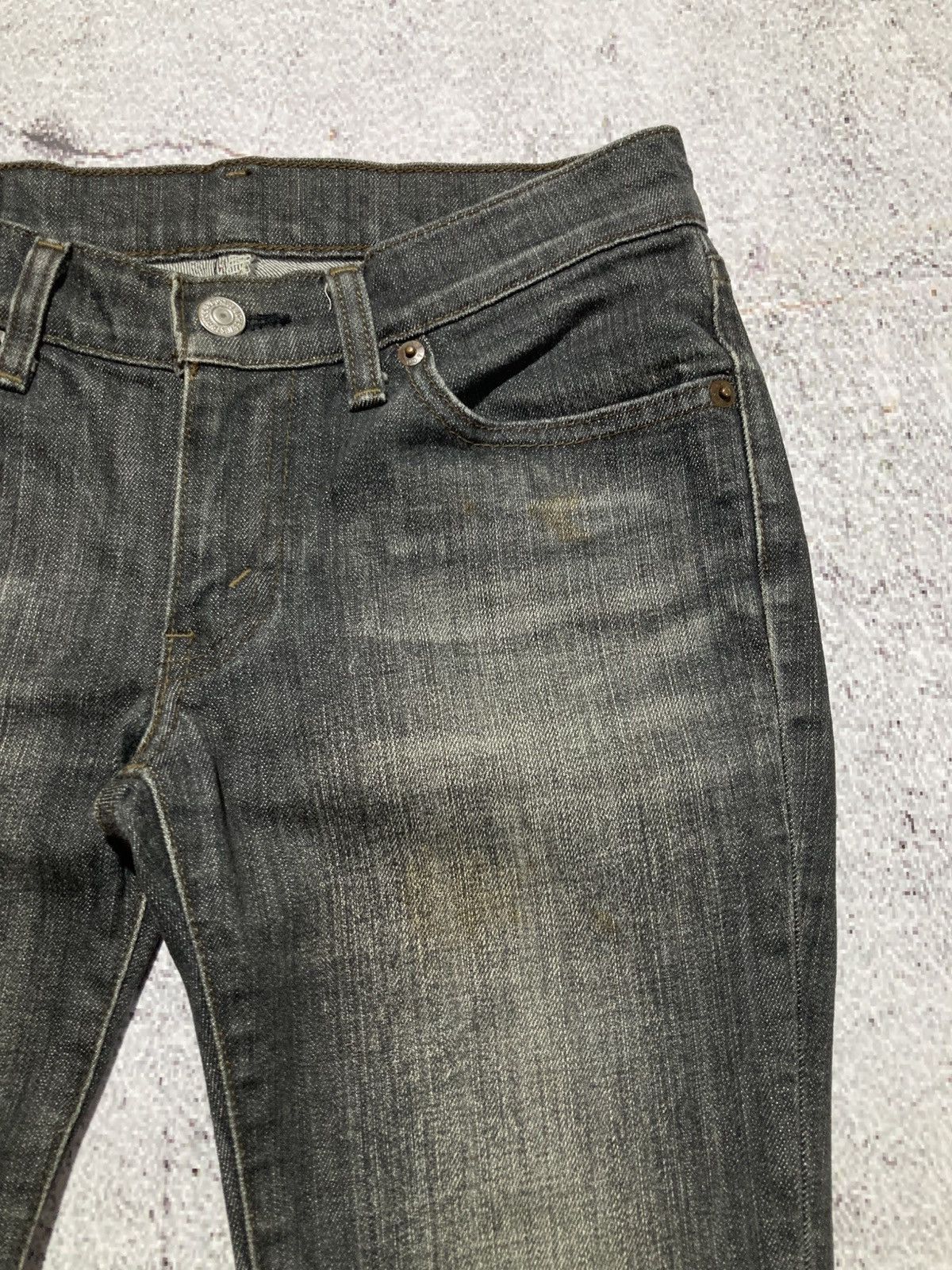 Levi's Vintage Clothing 1990s Vintage Levis Clawmark Denim Pants Hedi Slimane Style Size US 27 - 8 Thumbnail