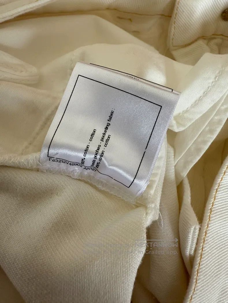 Chanel Chanel White jeans Size 26" / US 2 / IT 38 - 8 Thumbnail