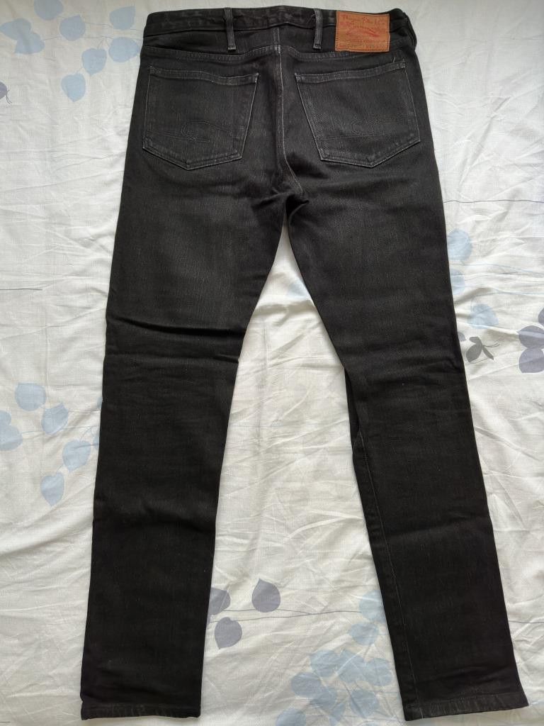 Burgus Plus - Size 29 - 740-ST Zip Tight Straight Slim Black
