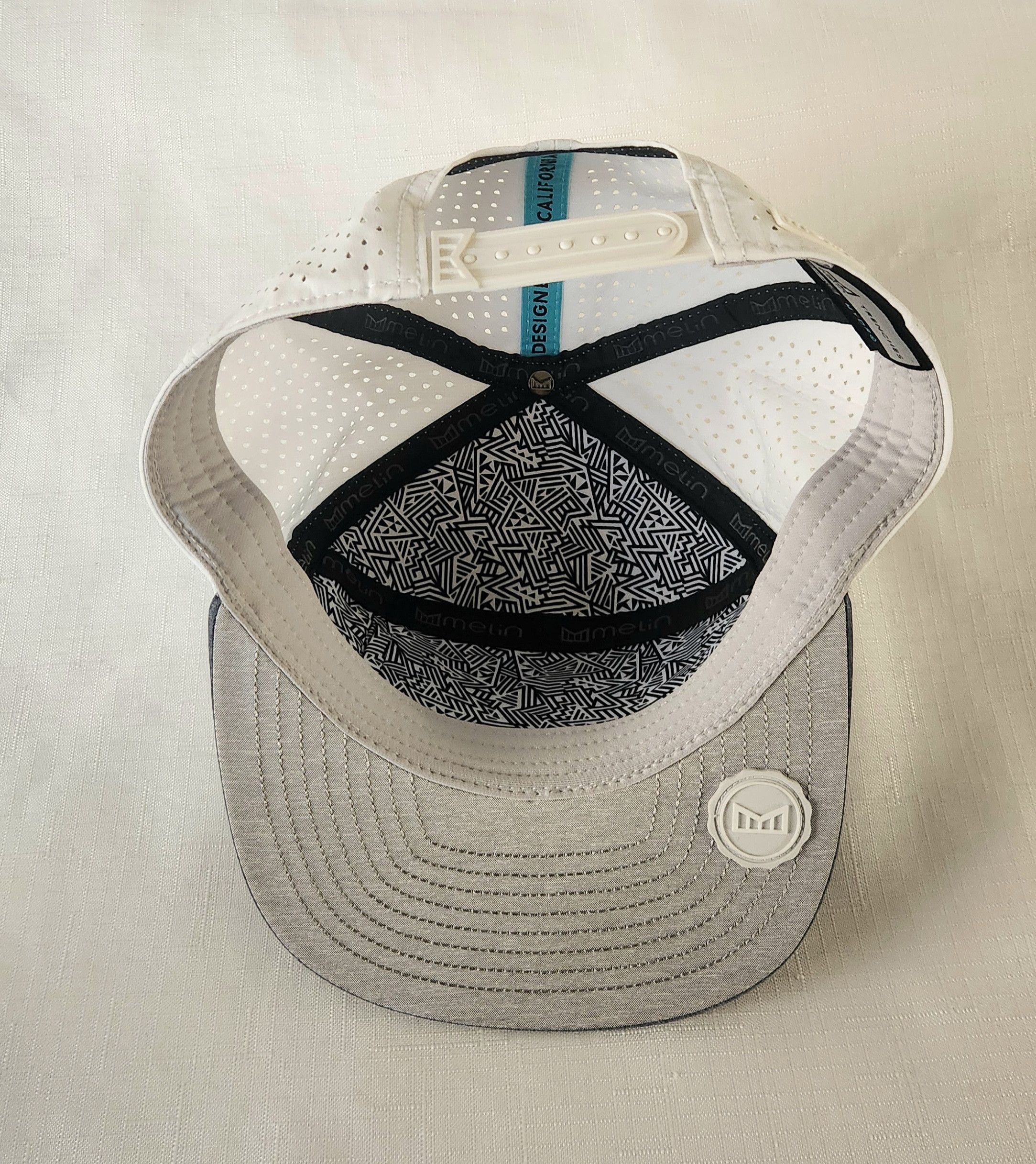 melin Melin Trenches Icon Hydro Snapback Golf Hat Heather 58 cm Size ONE SIZE - 6 Thumbnail