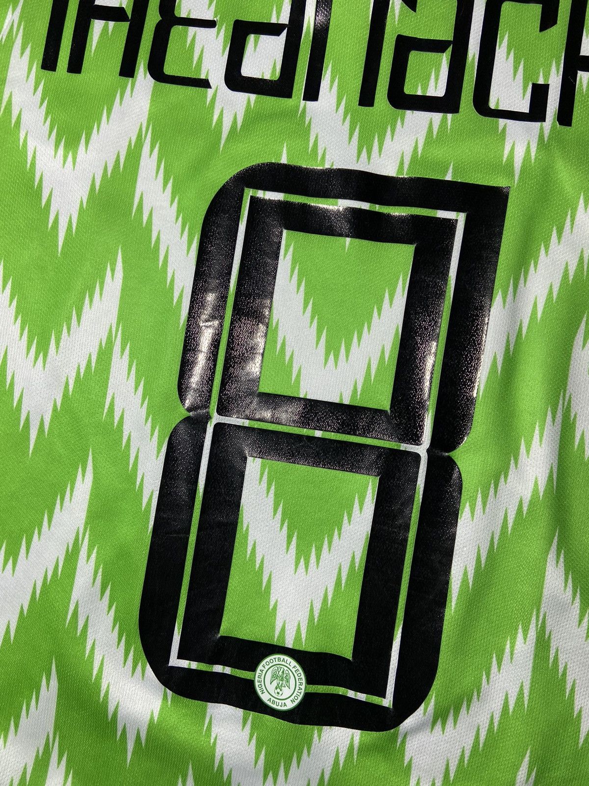 Nike 💥Nigeria Iheanacho #8 2012 prayer football jersey t-shirt‼️ Size US L / EU 52-54 / 3 - 6 Thumbnail