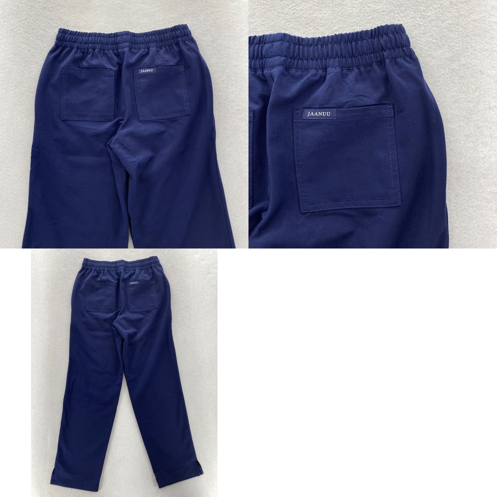 Essentials Jaanuu Essential Scrub Pants Women's XS Blue Stretch Drawstring Ankle NWT Size 26" / US 2 / IT 38 - 9 Thumbnail