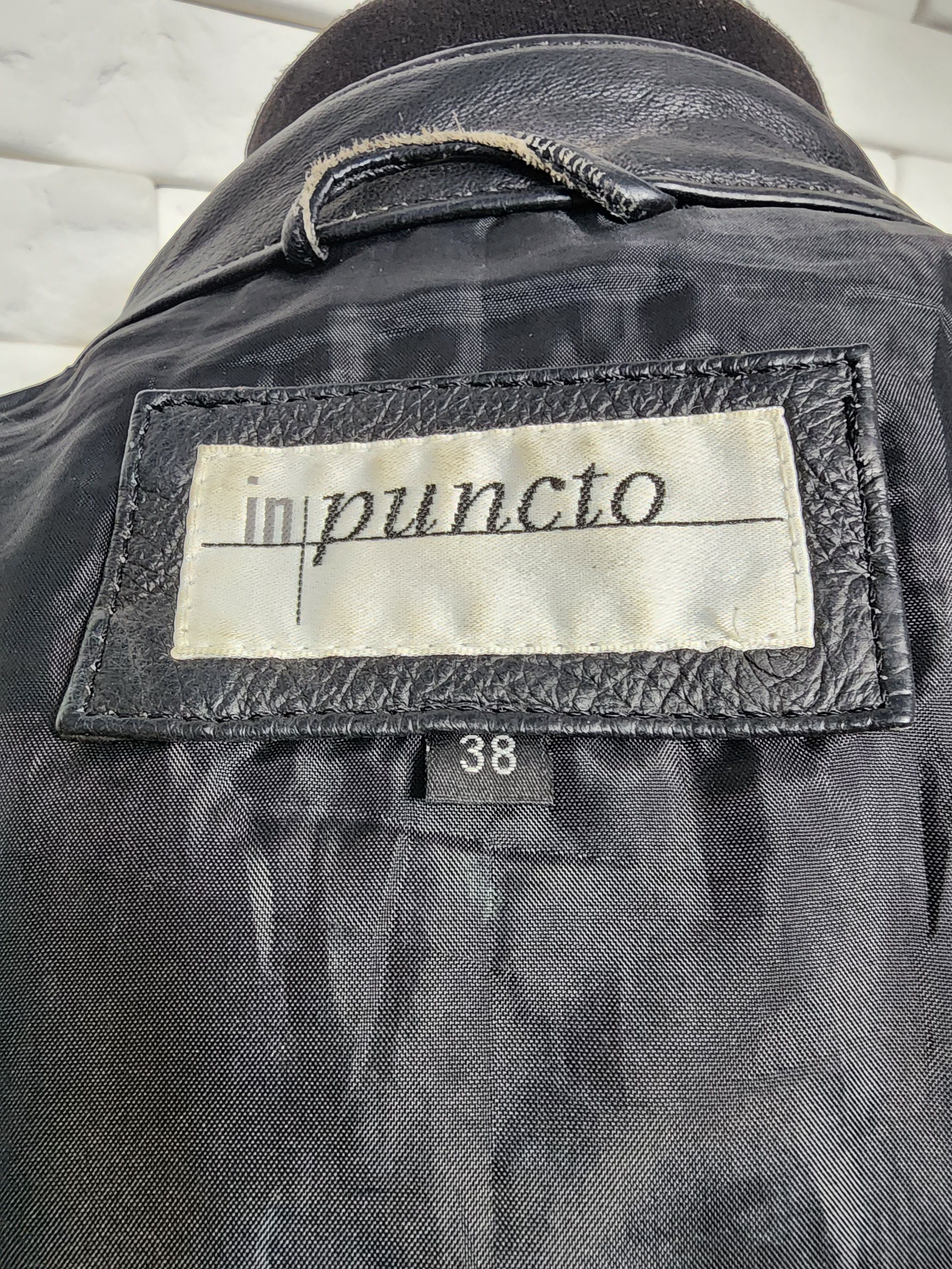 Other Black Leather Women's Jacket: Zippered Sport Style. Size M / US 6-8 / IT 42-44 - 8 Thumbnail