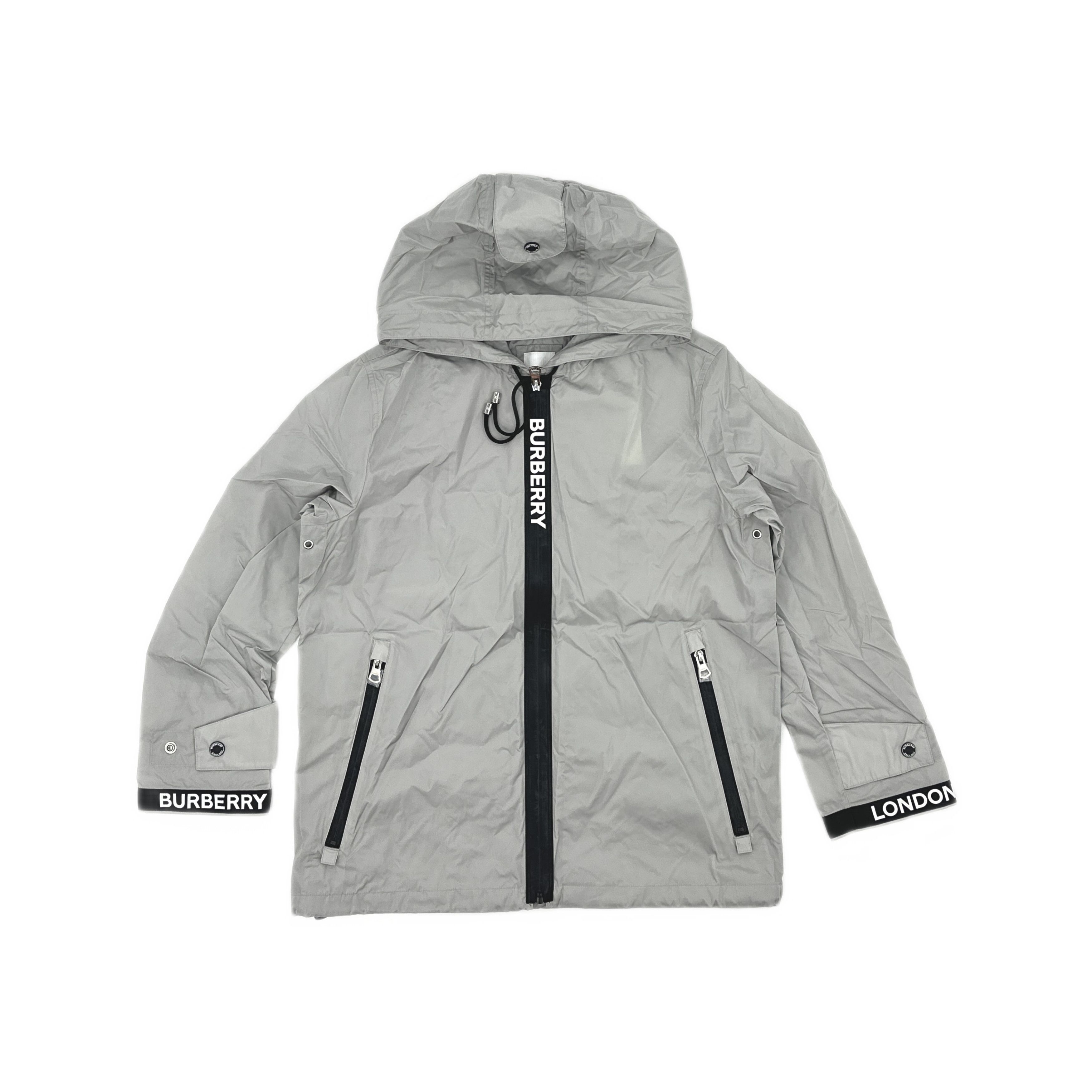 Burberry Burberry Logo Hooded Jacket Size US 6 Size S / US 4 / IT 40 - 1 Thumbnail