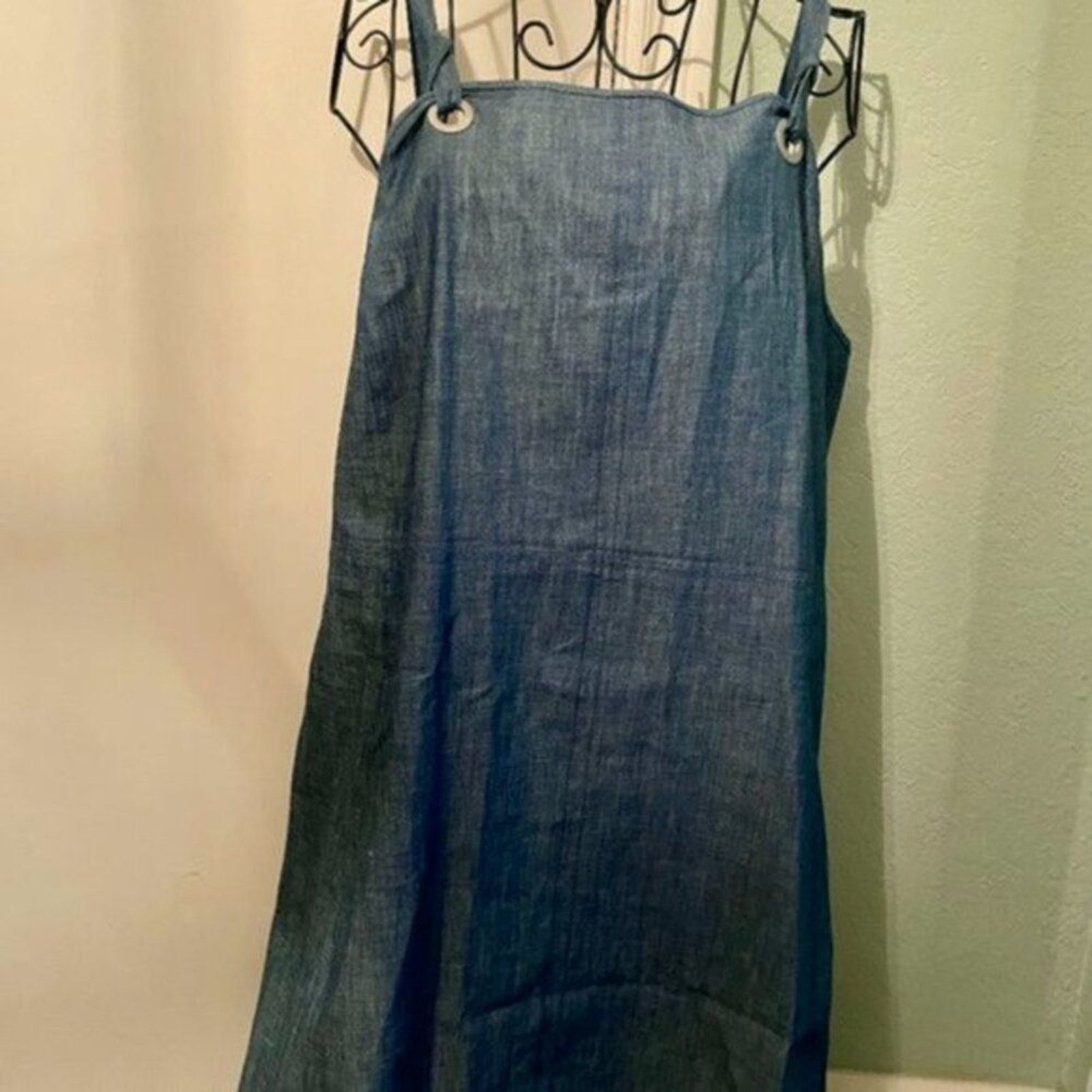 Rag & Bone rag & bone Suffolk Chambray Mini Dress Blue 12 Size XL / US 12-14 / IT 48-50 - 3 Thumbnail