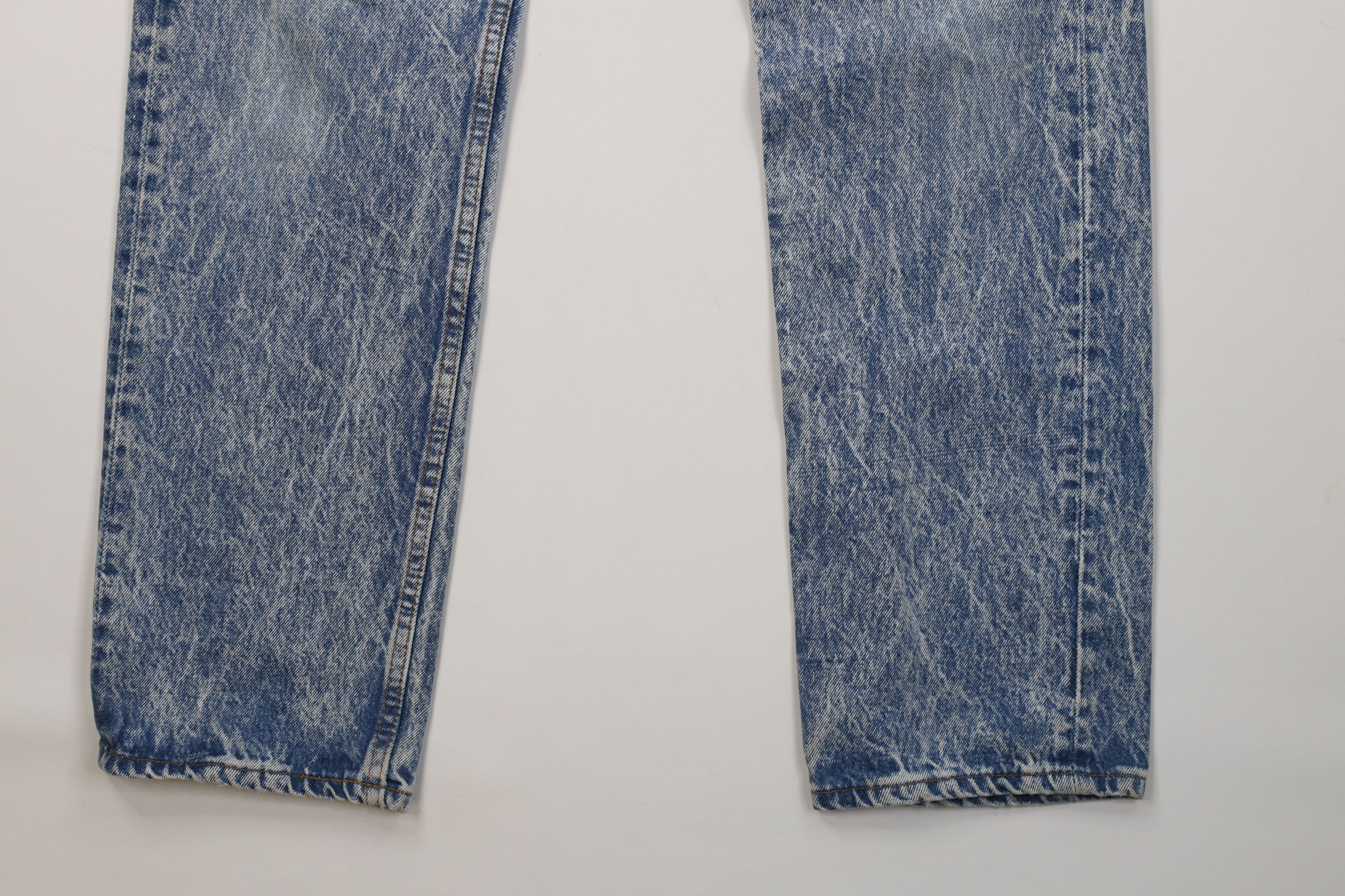 Levi's Vintage 80s Levis 501xx Button Fly Acid Wash Jeans USA Size US 30 / EU 46 - 5 Thumbnail