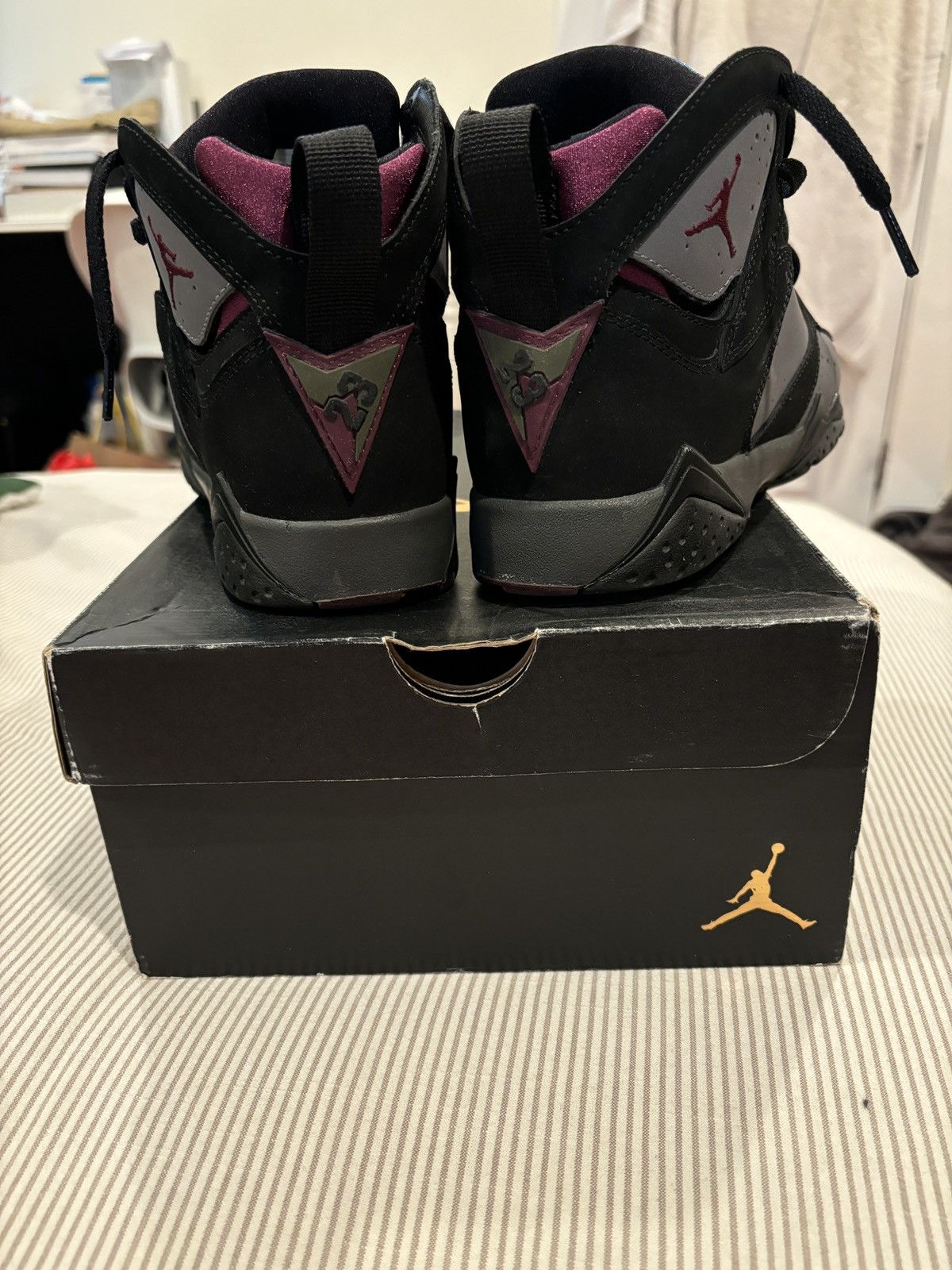 Jordan Brand × Nike Air Jordan 7 Retro ‘Bordeaux’ 2015 Size US 7 / EU 40 - 3 Thumbnail