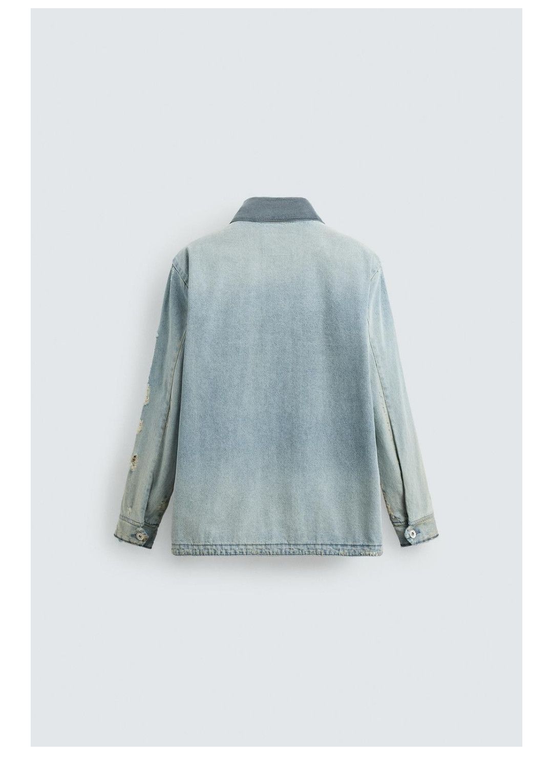 Zara Zara relaxed overshirt curduroy lapel collar size L Size US L / EU 52-54 / 3 - 5 Thumbnail
