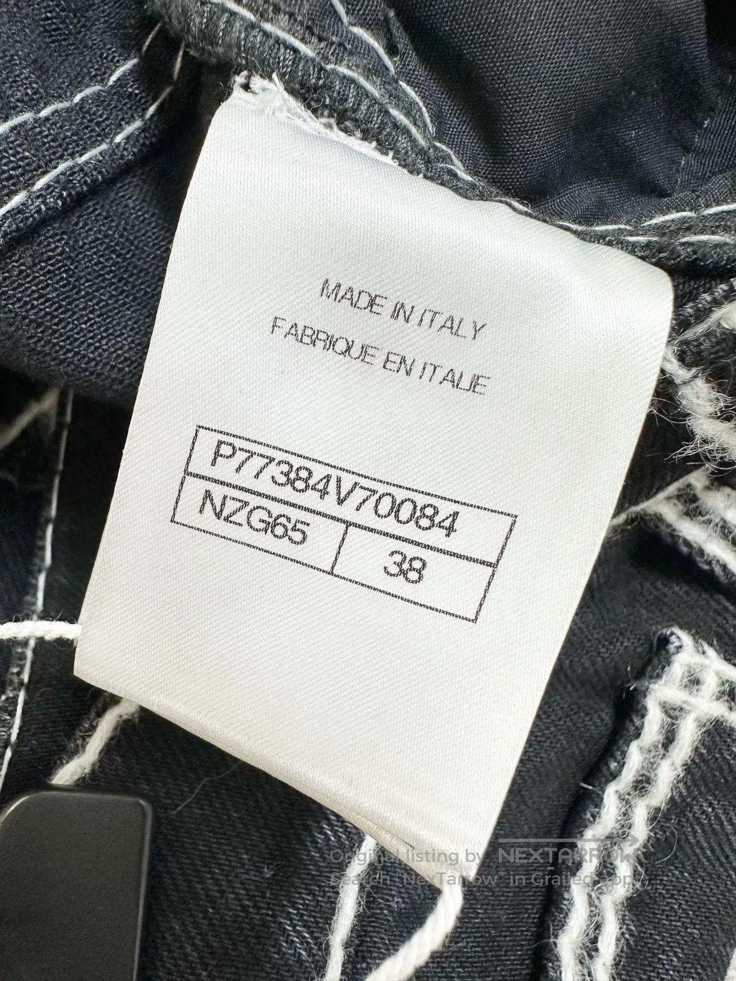 Chanel Chanel Coco Neige Wide-Leg Pants Black. Size US 38 / EU 54 - 6 Thumbnail