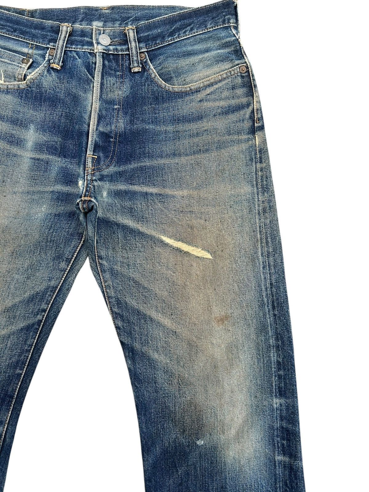 Kapital Thrashed Vintage Studio Dartisan Selvedge Denim Jeans Size US 31 - 5 Thumbnail