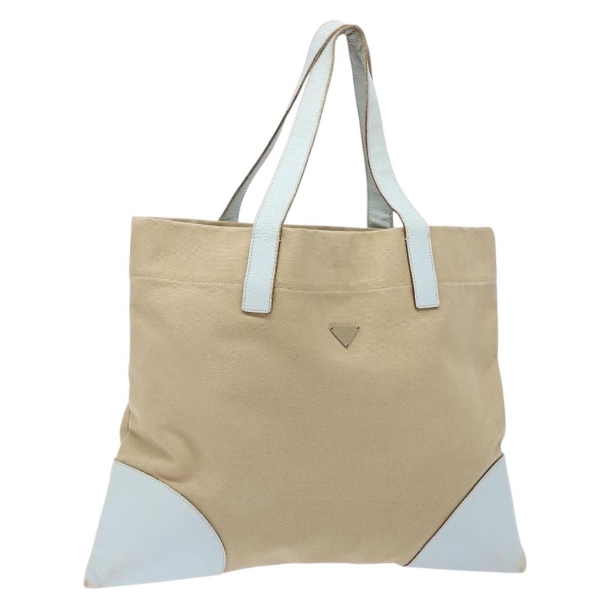 Prada PRADA Tote Bag Canvas Beige Size ONE SIZE - 1 Thumbnail