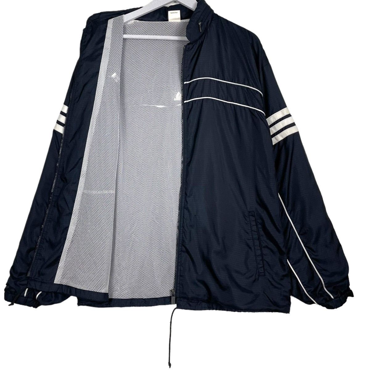 Adidas × RUN DMC × Vintage 💥90s ADIDAS EQUIPMENT LIGHT ZIPPER NYLON WINDBREAKER Size US L / EU 52-54 / 3 - 9 Thumbnail
