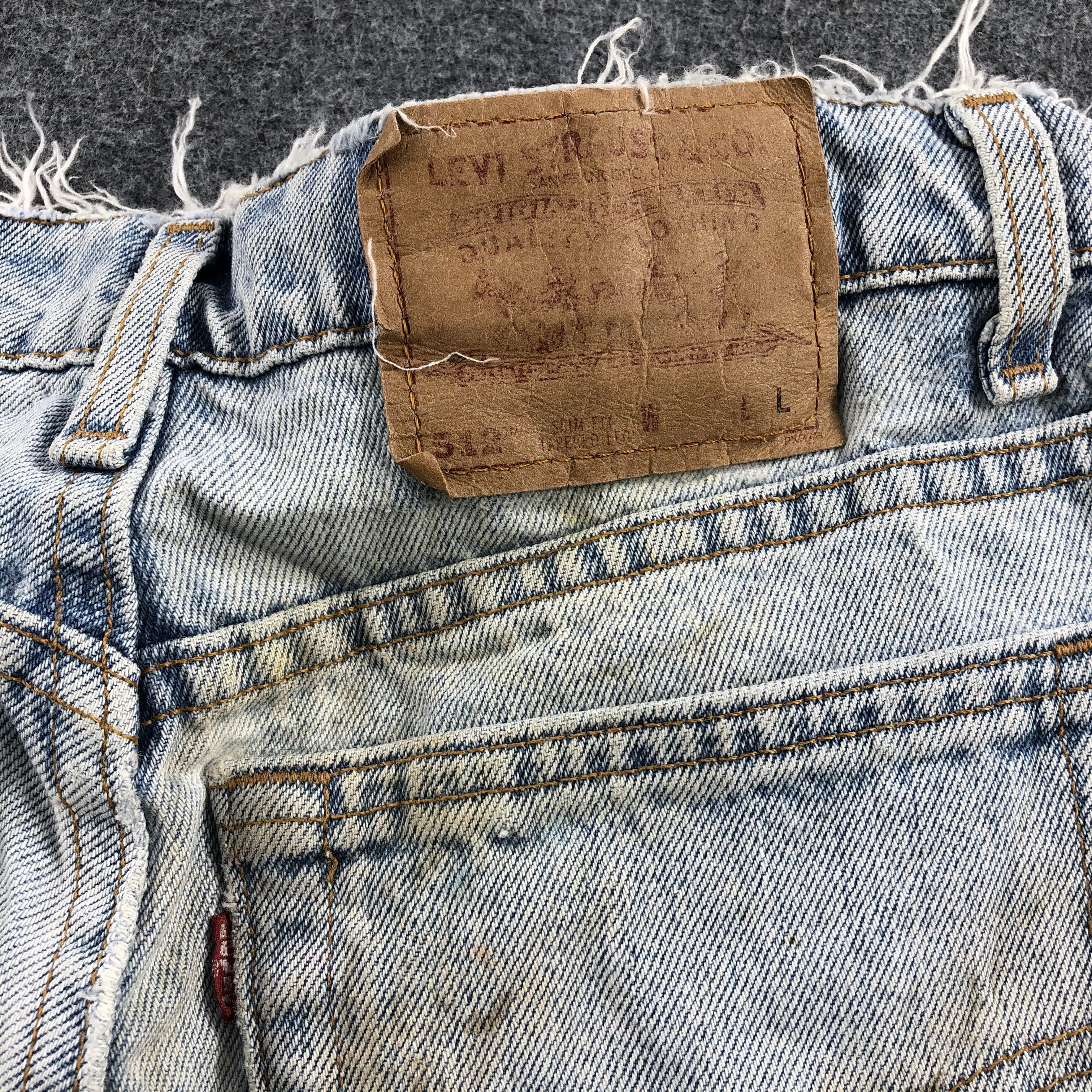 Levi's × Vintage Vintage 90s Light Wash Levis Jeans Lot 512-JM788A Size US 29 - 6 Thumbnail