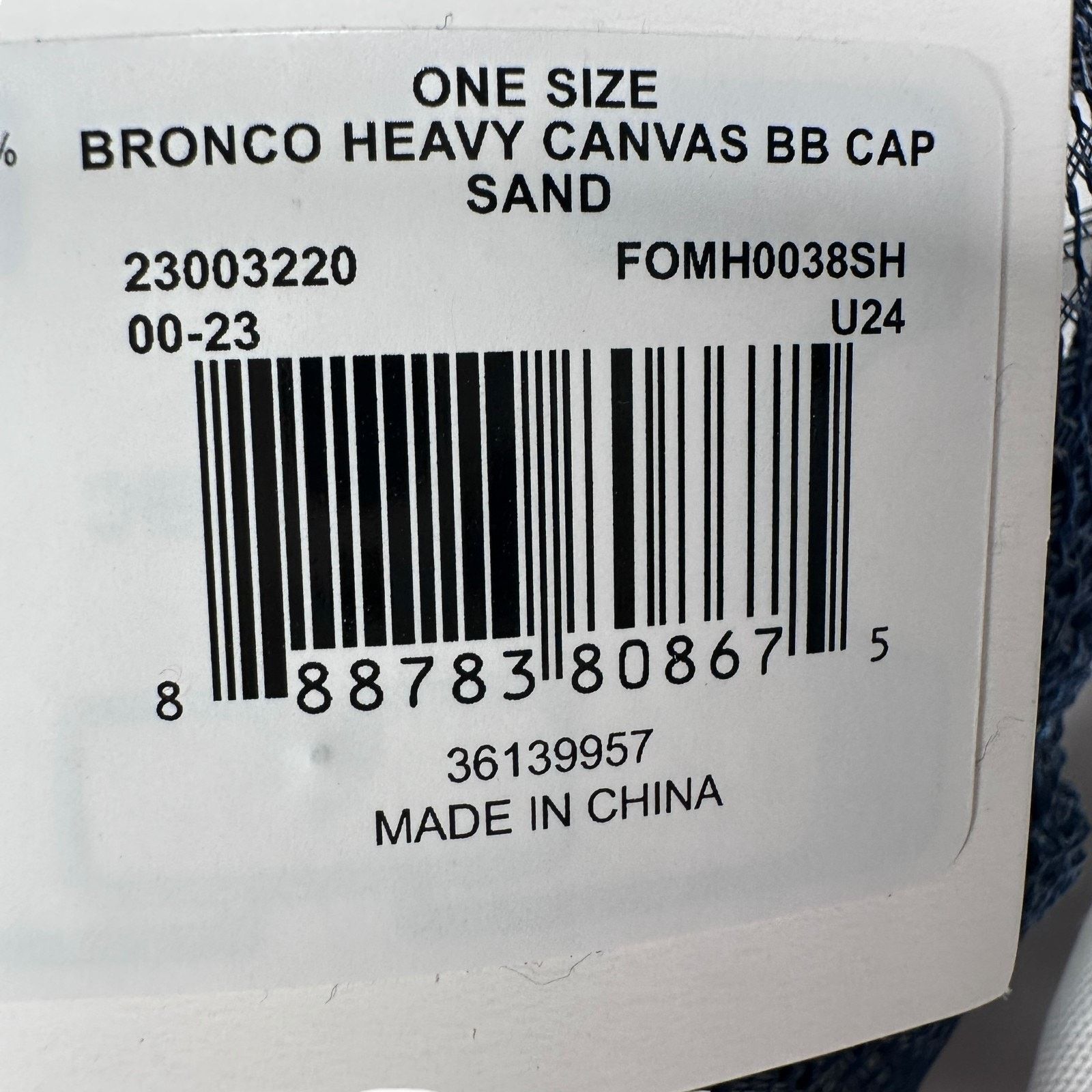 Ford Ford Bronco Trucker Hat Retro Canvas Sand Adult Horse New Size ONE SIZE - 9 Thumbnail
