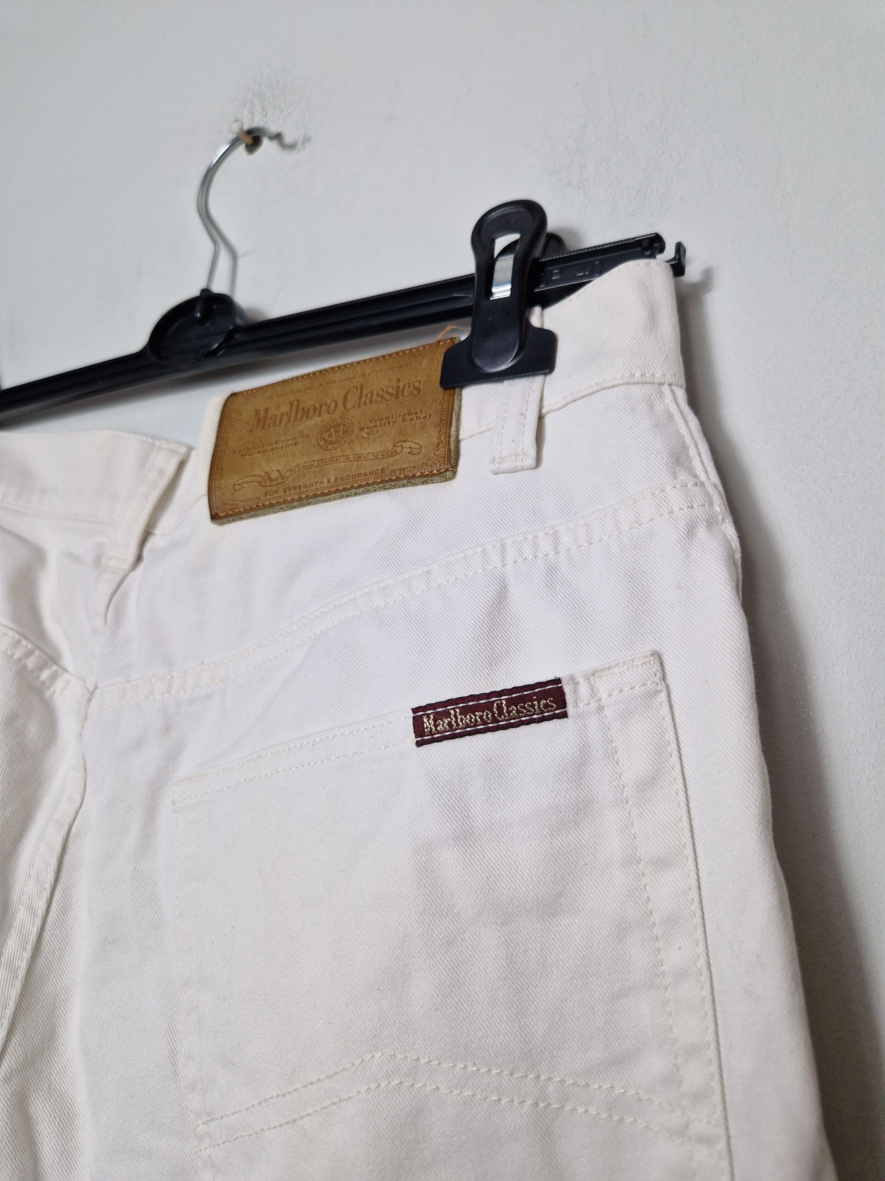 Marlboro Classics Marlboro Classics vintage white denim pants Size US 34 / EU 50 - 7 Thumbnail
