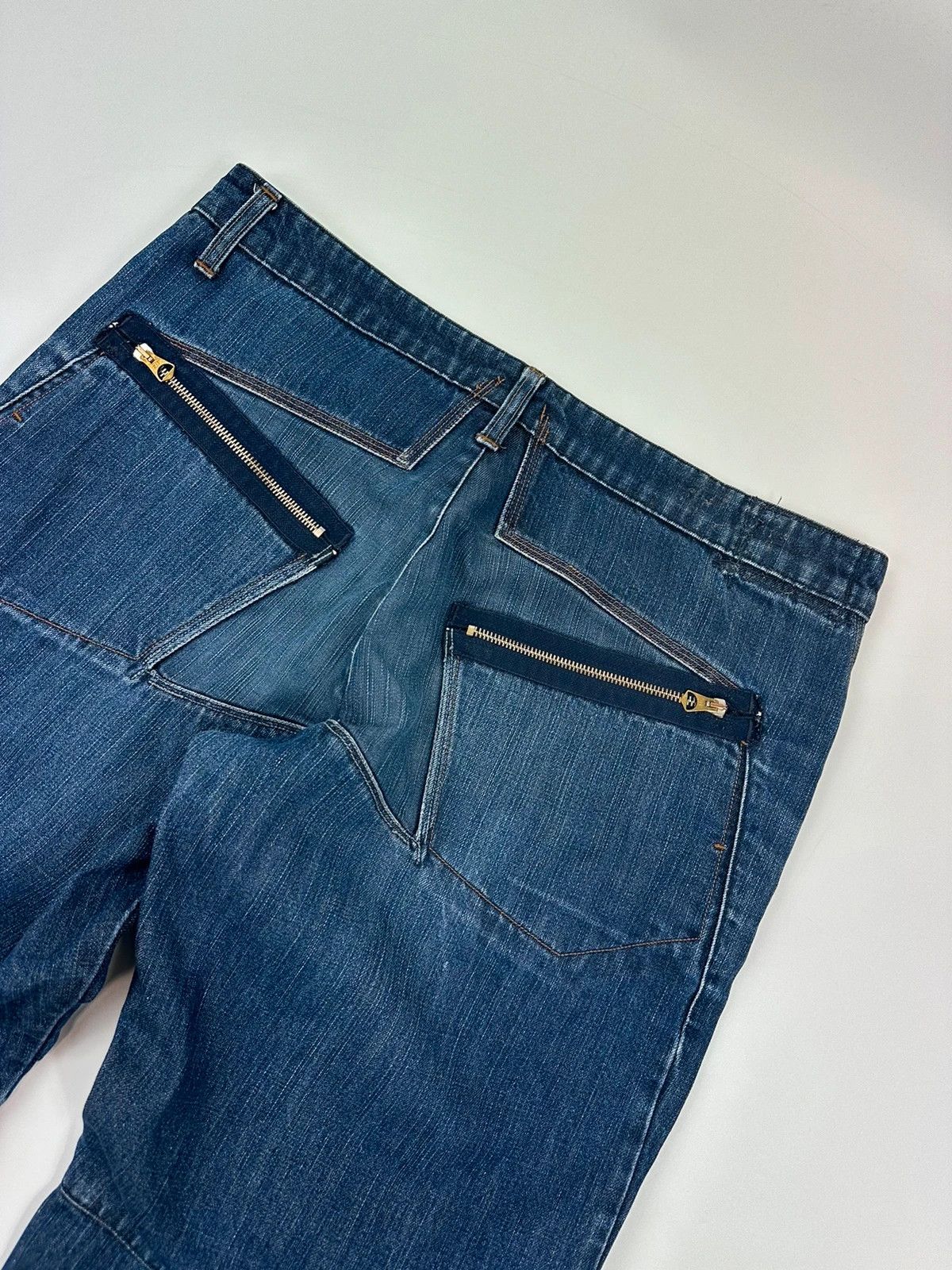 Marithe + Francois Girbaud Marithé + François Girbaud Baggy Denim Jeans Pants Size US 36 / EU 52 - 6 Thumbnail