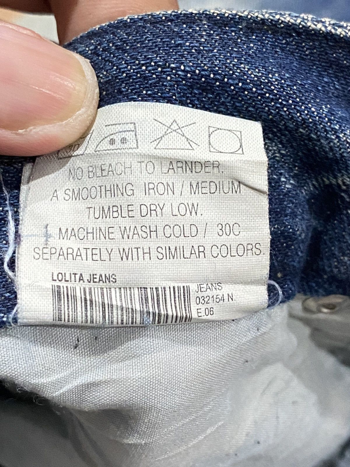 20471120 Rare 90s Lolita Jeans Size US 36 / EU 52 - 22 Thumbnail
