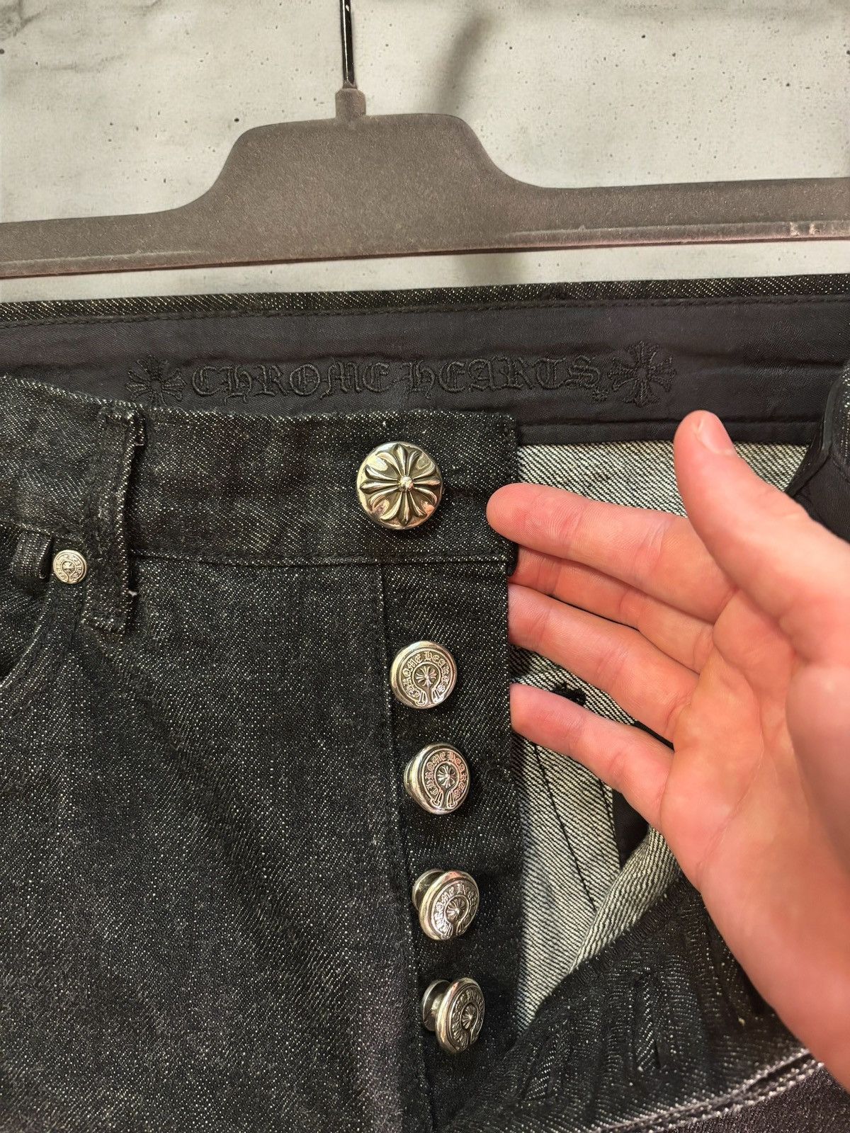 Chrome Hearts Chrome Hearts Star Patch Jeans Size US 31 - 4 Thumbnail