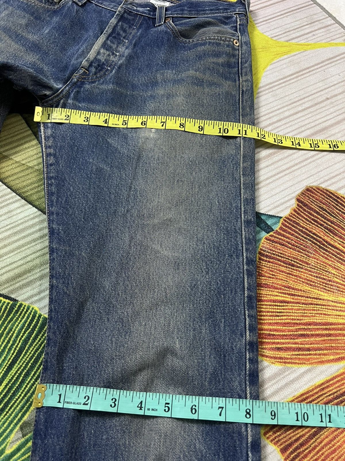 Levi's × Levi's Made & Crafted × Levi's Vintage Clothing VTG LEVIS 501XX MUD WASH BUTTON FLY DISTRESSED JEANS 💥 Size US 30 / EU 46 - 17 Thumbnail