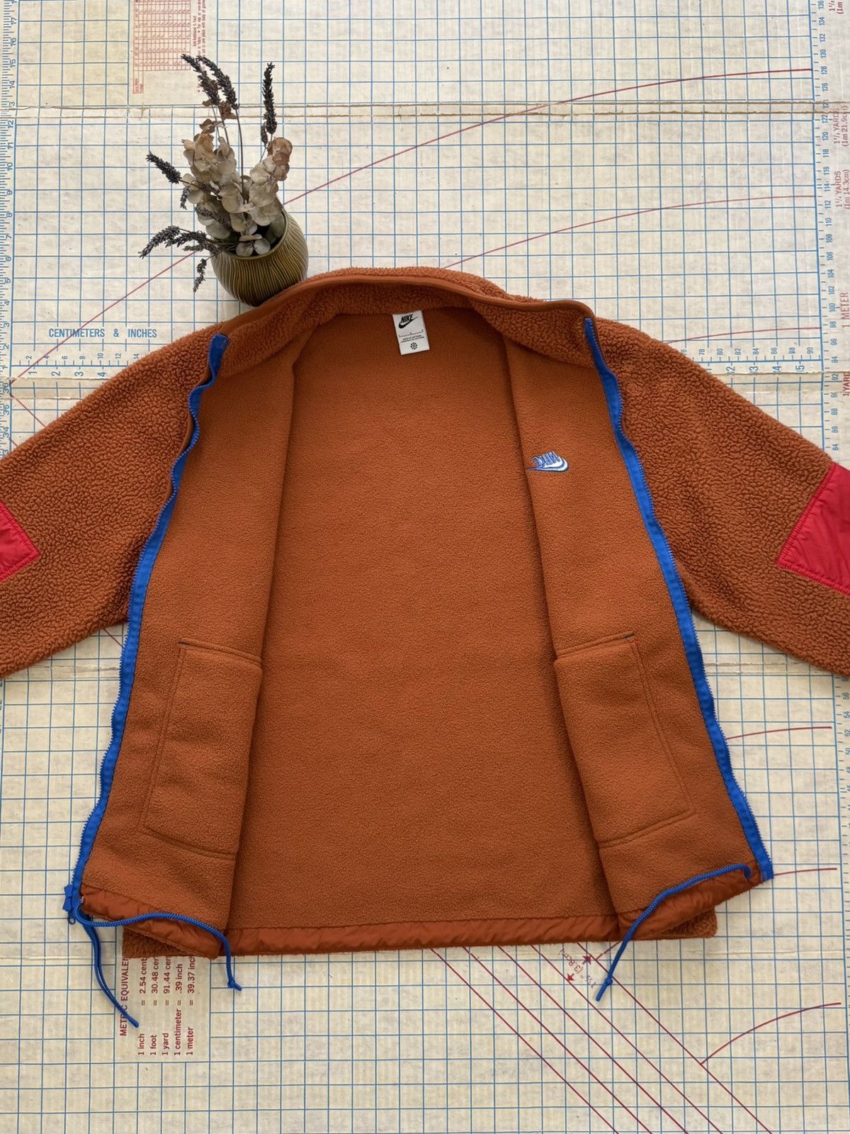 Nike Nike Deep Pile Full Zip Fleece Mens Size Large Orange Size US L / EU 52-54 / 3 - 6 Thumbnail