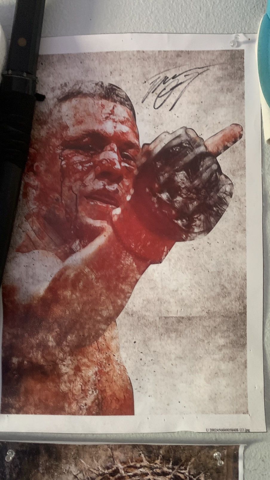 UFC UFC Autographed NATE DIAZ Poster & Nunchucks Size ONE SIZE - 3 Thumbnail