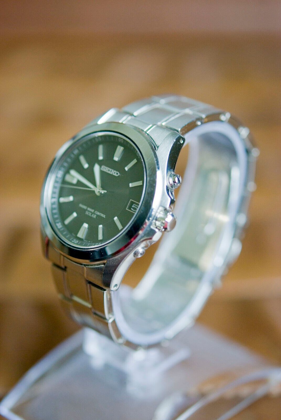 Seiko SEIKO 7B22-0AY0 Solar Radio Wave Control S/S Men's Watch Size ONE SIZE - 4 Thumbnail