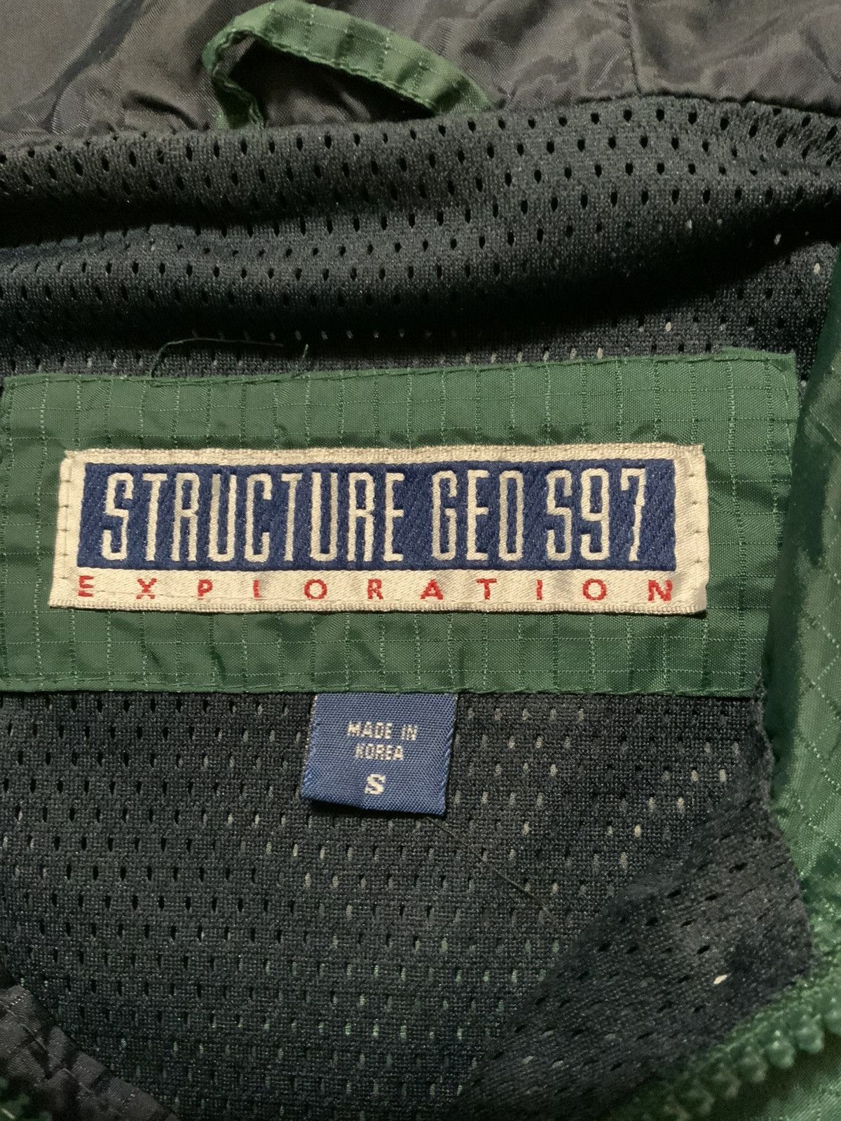 Vintage 90s Structure GeoTeam Exploration Windbreaker Anorak Jacket Size US S / EU 44-46 / 1 - 7 Thumbnail