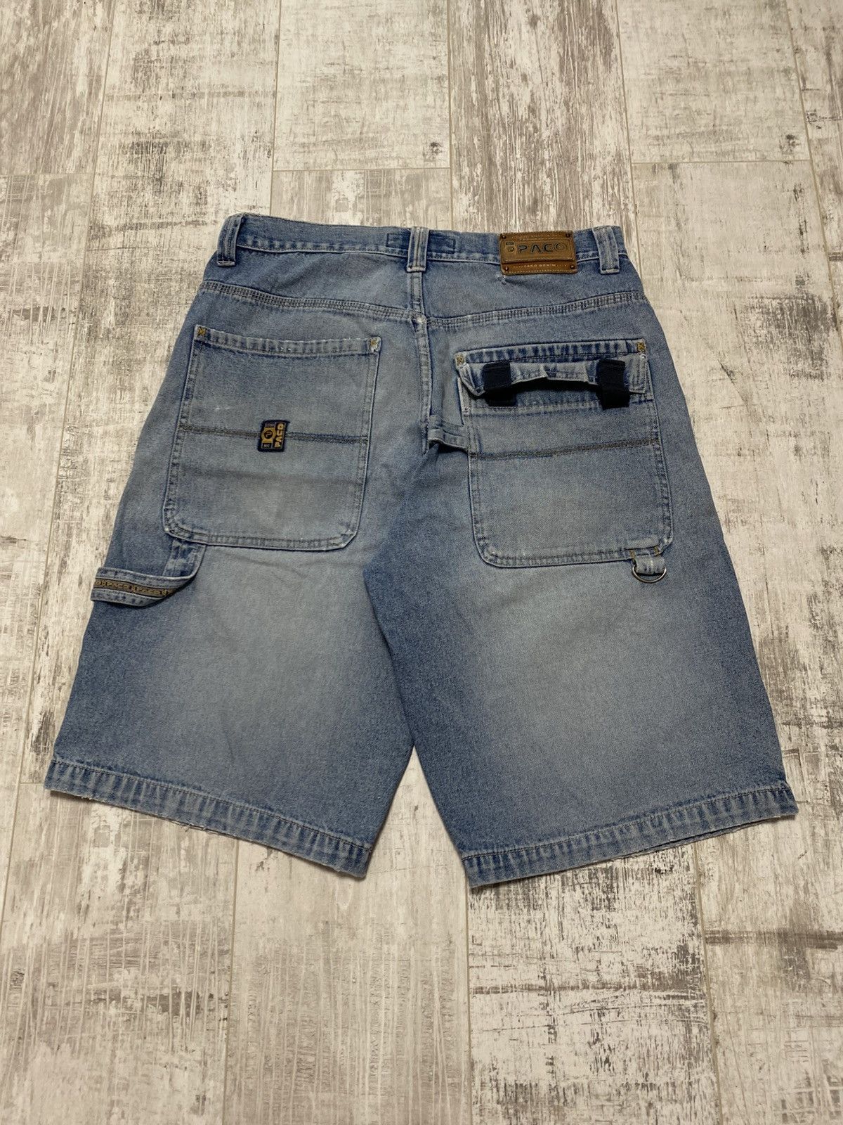 Vintage 💥VINTAGE PACO DISTRESSED DENIM SHORTS BAGGY Size US 32 / EU 48 - 1 Thumbnail