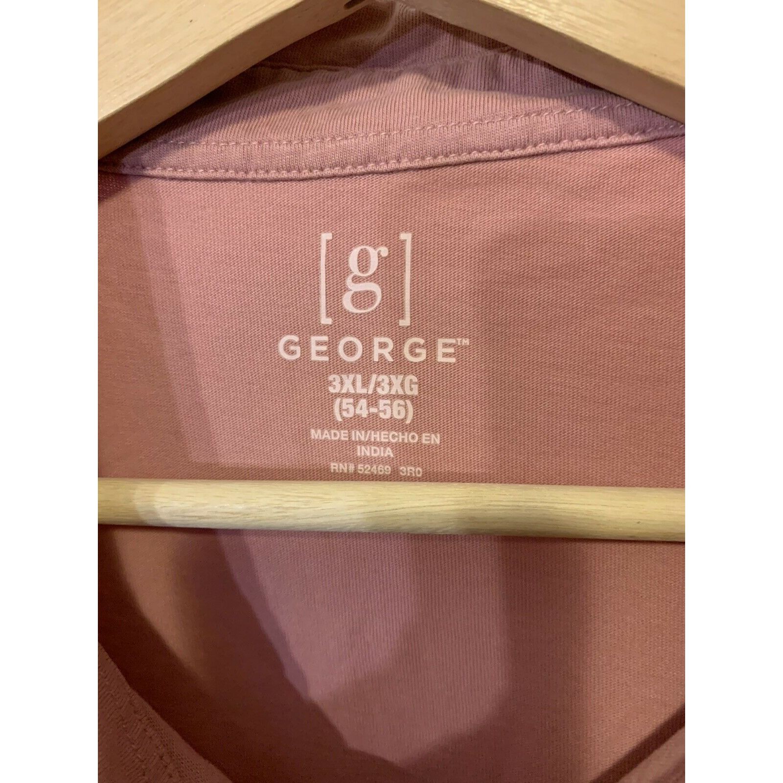 George New George Men’s Sz 3XL 54-56 Polo Shirt Short Sleeve Cotton Size US XXL / EU 58 / 5 - 1 Thumbnail