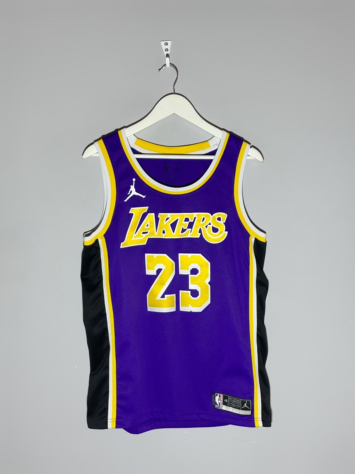 Jordan Brand × NBA #23 James L.A Lakers Jordan Brand NBA Basketball Jersey Size US L / EU 52-54 / 3 - 1 Thumbnail