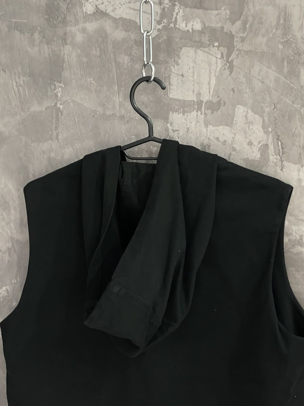 Yohji Yamamoto Adidas Y-3 Yohji Yamamoto Striped Design Vest with Hood Size US M / EU 48-50 / 2 - 10 Thumbnail