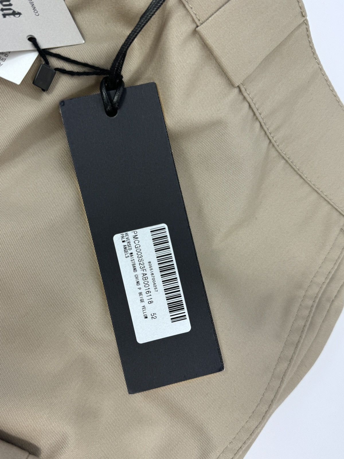 Palm Angels CHINO BEIGE TROUSERS Size US 36 / EU 52 - 10 Thumbnail
