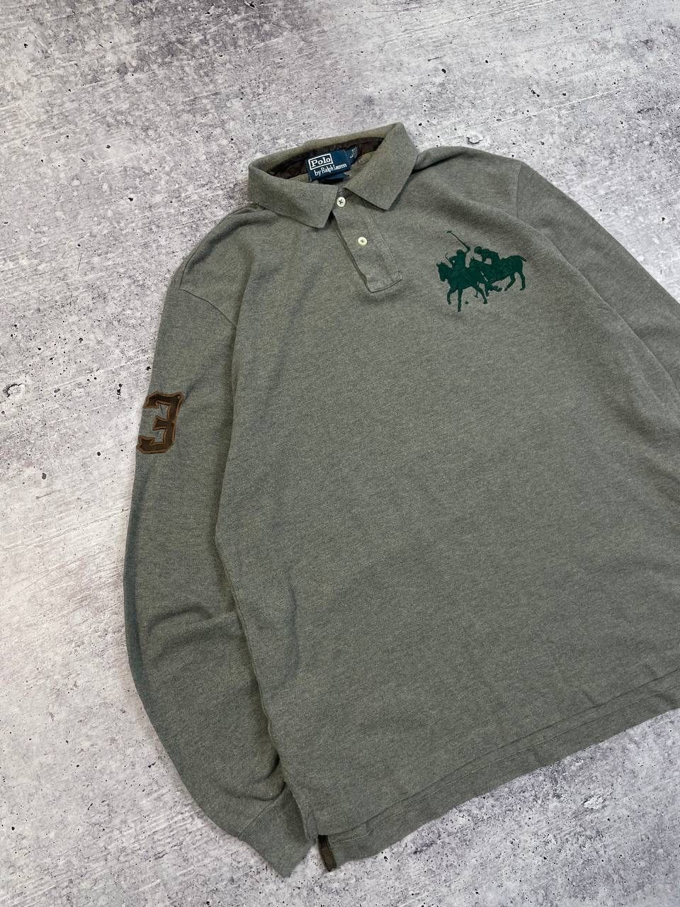 Polo Ralph Lauren Vintage Polo Ralph Lauren Big Logo Long Sleeve Shirt Y2K Size US L / EU 52-54 / 3 - 2 Thumbnail