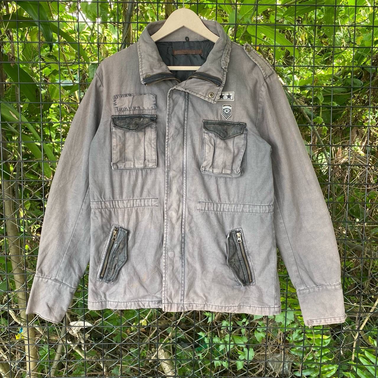Vintage Vintage Distressed Military Jacket Size US M / EU 48-50 / 2 - 1 Thumbnail