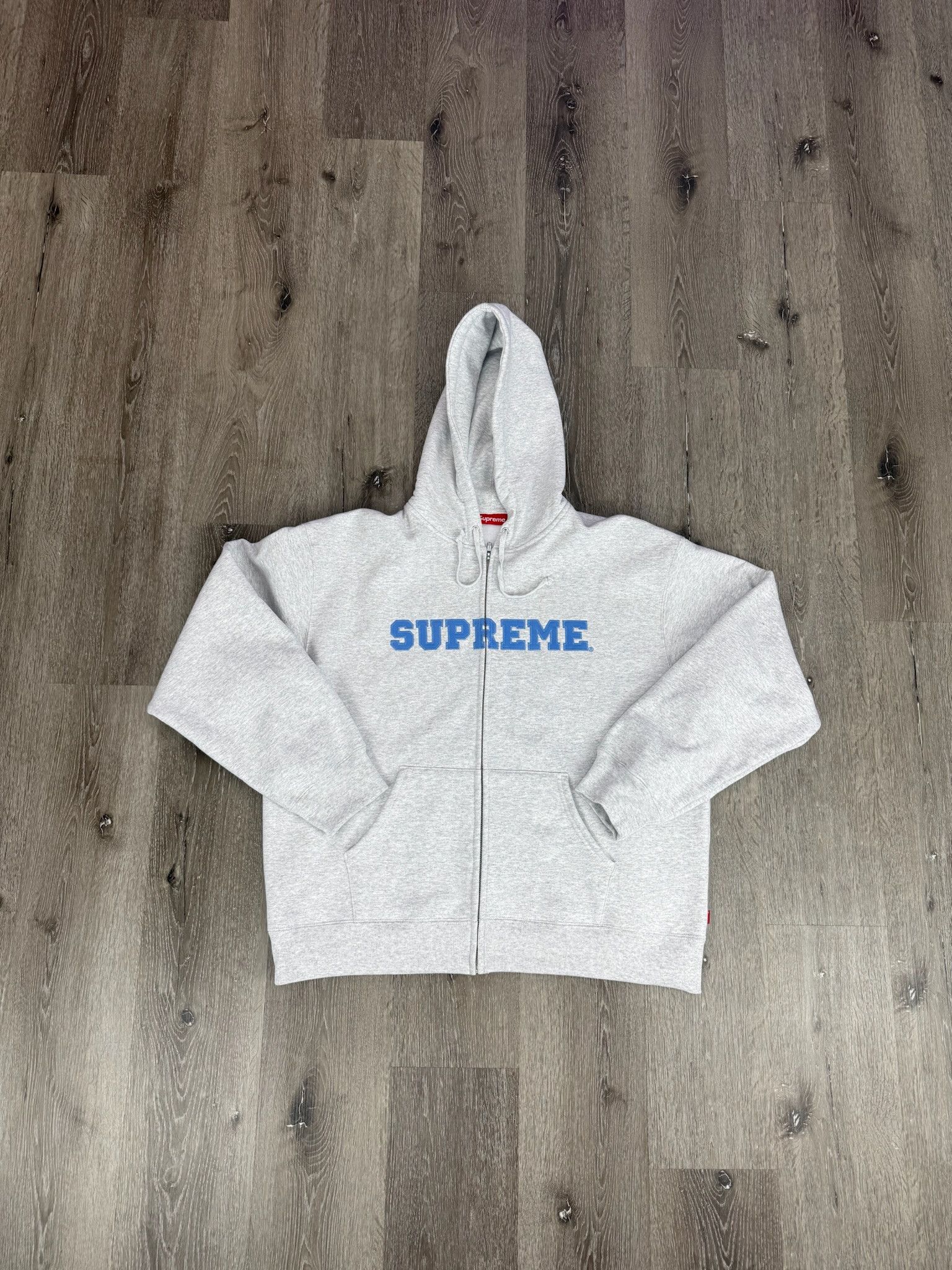 Supreme Collegiate Appliqué Zip Up Hooded Sweatshirt | Grailed