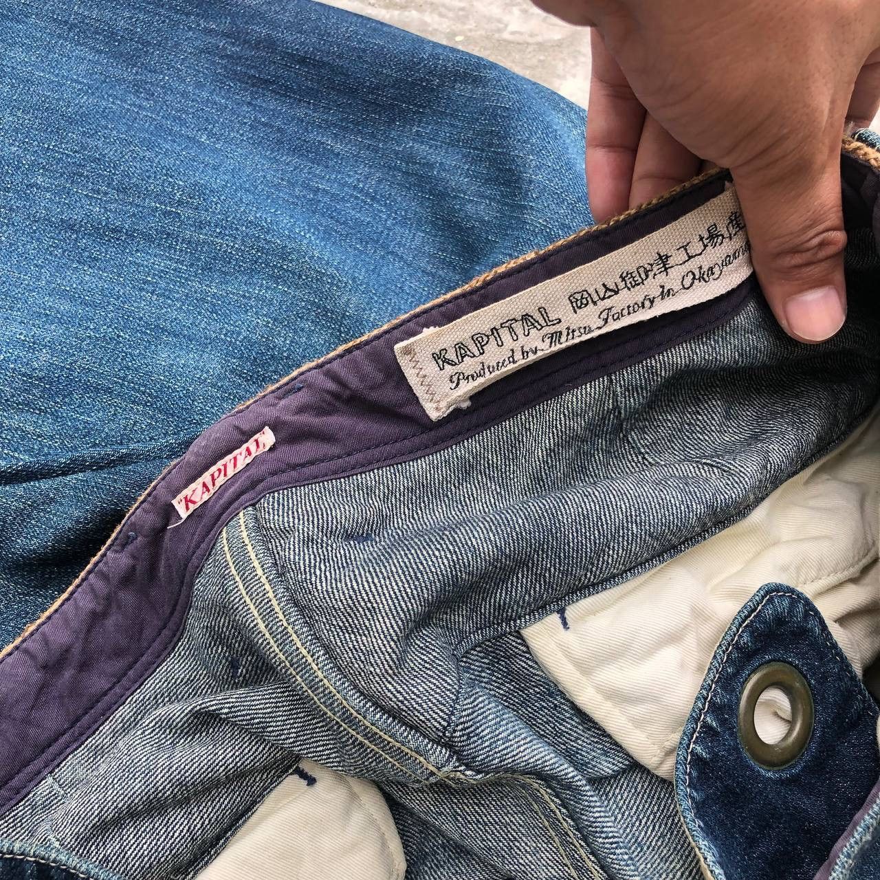 Kapital Kountry Distressed Kapital Clown Denim Kapital Jeans Destroyed Style Size US 31 - 11 Thumbnail