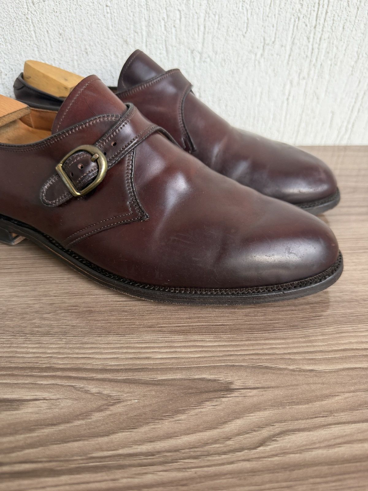 Alden 954 shell cordovan monk derby Size US 9.5 / EU 42-43 - 4 Thumbnail