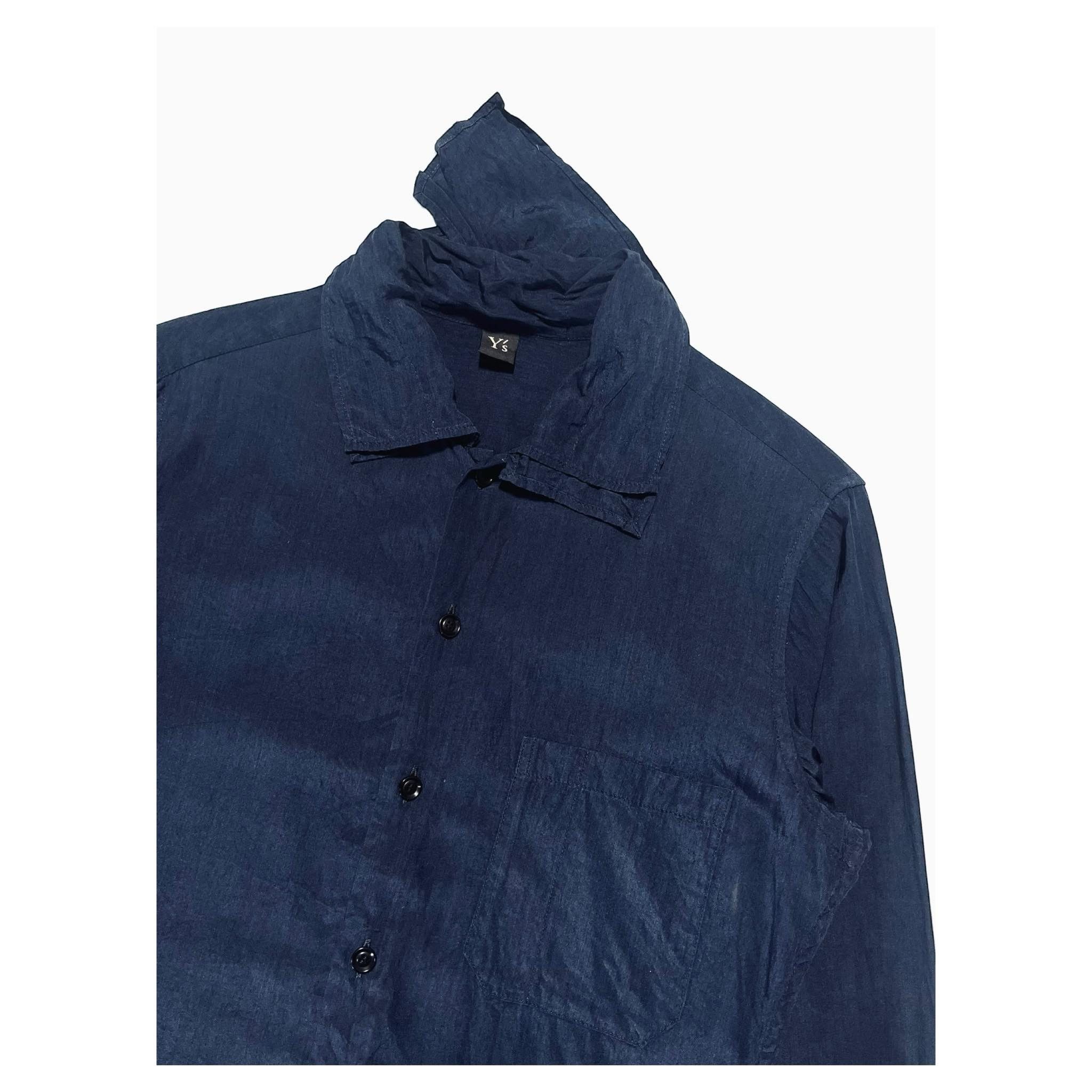 Yohji Yamamoto Y's Yohji Yamamoto Cupro Shirt Size US M / EU 48-50 / 2 - 2 Thumbnail