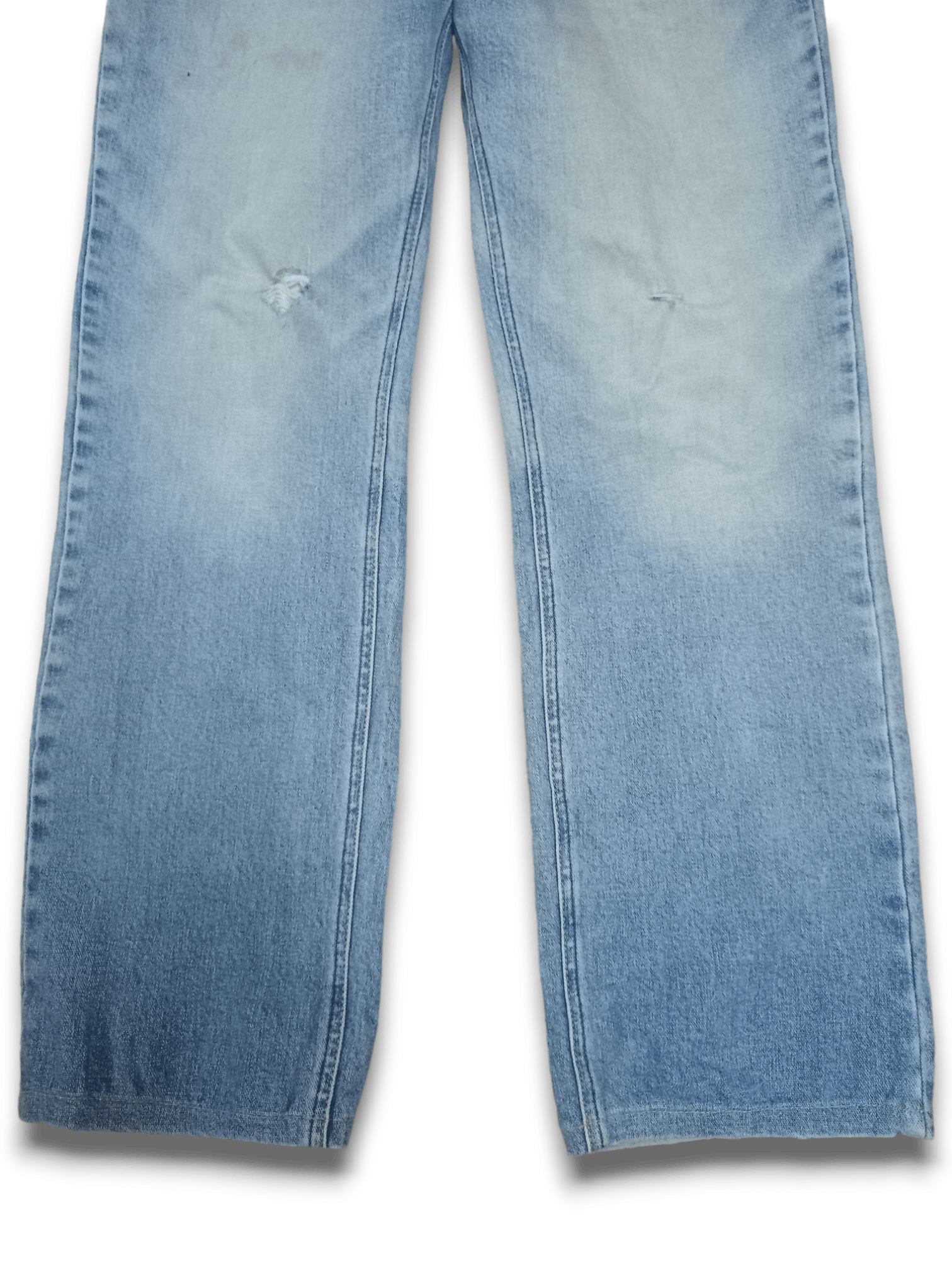 Wrangler Vintage Wrangler Light Wash Distressed Loose Jeans Size US 29 - 7 Thumbnail