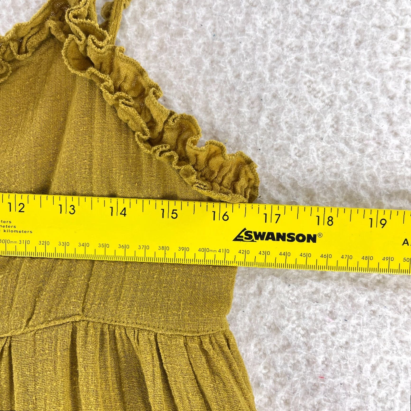 Urban Outfitters Urban Outfitters Yellow Georgia Linen Tie Back Apron Dress Womens 10 Dress Linen Yellow Georgia Tie Back Apron Dress Womens 10 Size L / US 10 / IT 46 - 5 Thumbnail