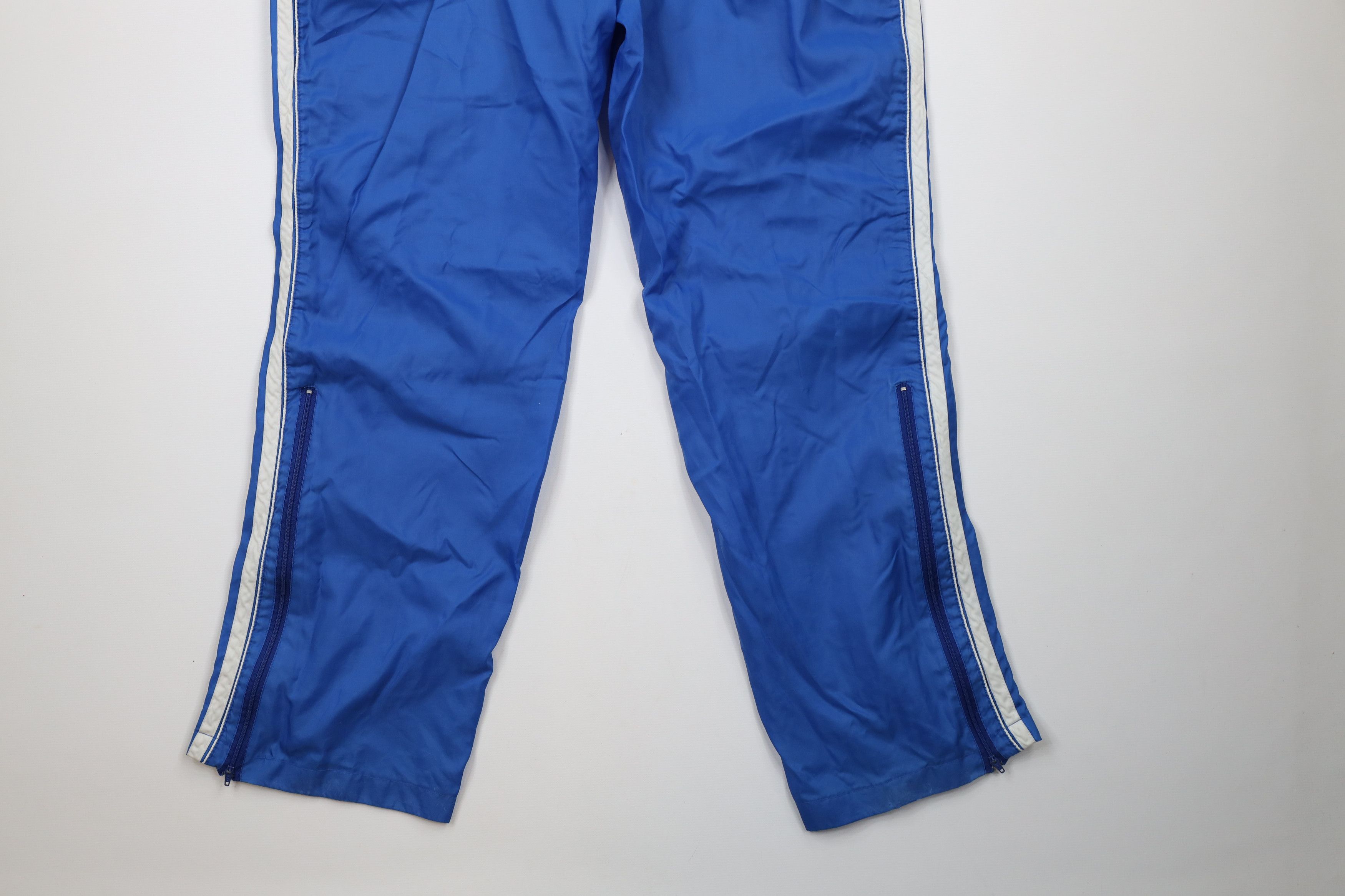 Asics × Vintage Vintage 80s Asics Tiger Windbreaker Pants Royal Blue Size US 36 / EU 52 - 11 Thumbnail