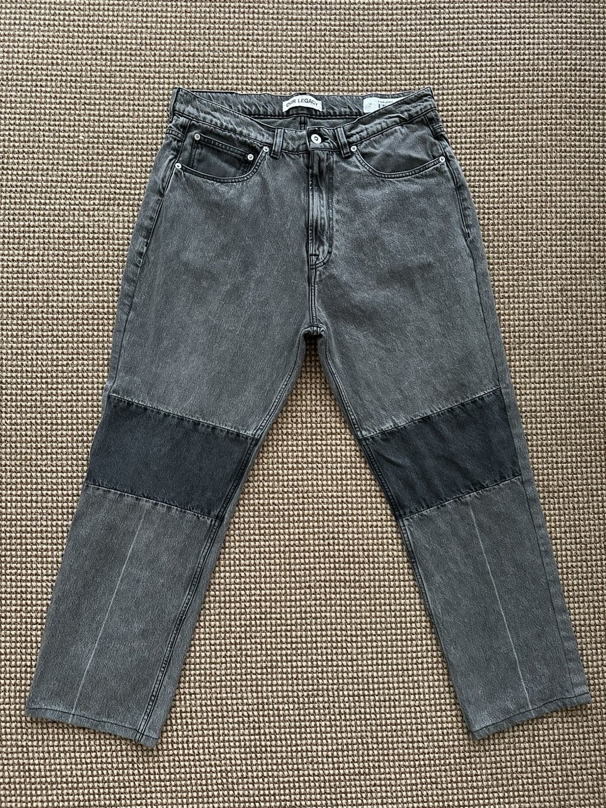Our Legacy Our Legacy Third Cut Washed Black Pants Size US 34 / EU 50 - 1 Thumbnail