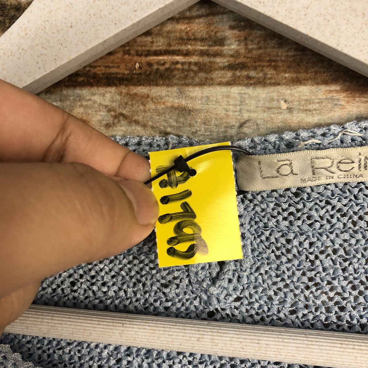 Homespun Knitwear × Japanese Brand La Reine Blue Knitwear #A1793 Size XS / US 0-2 / IT 36-38 - 11 Thumbnail