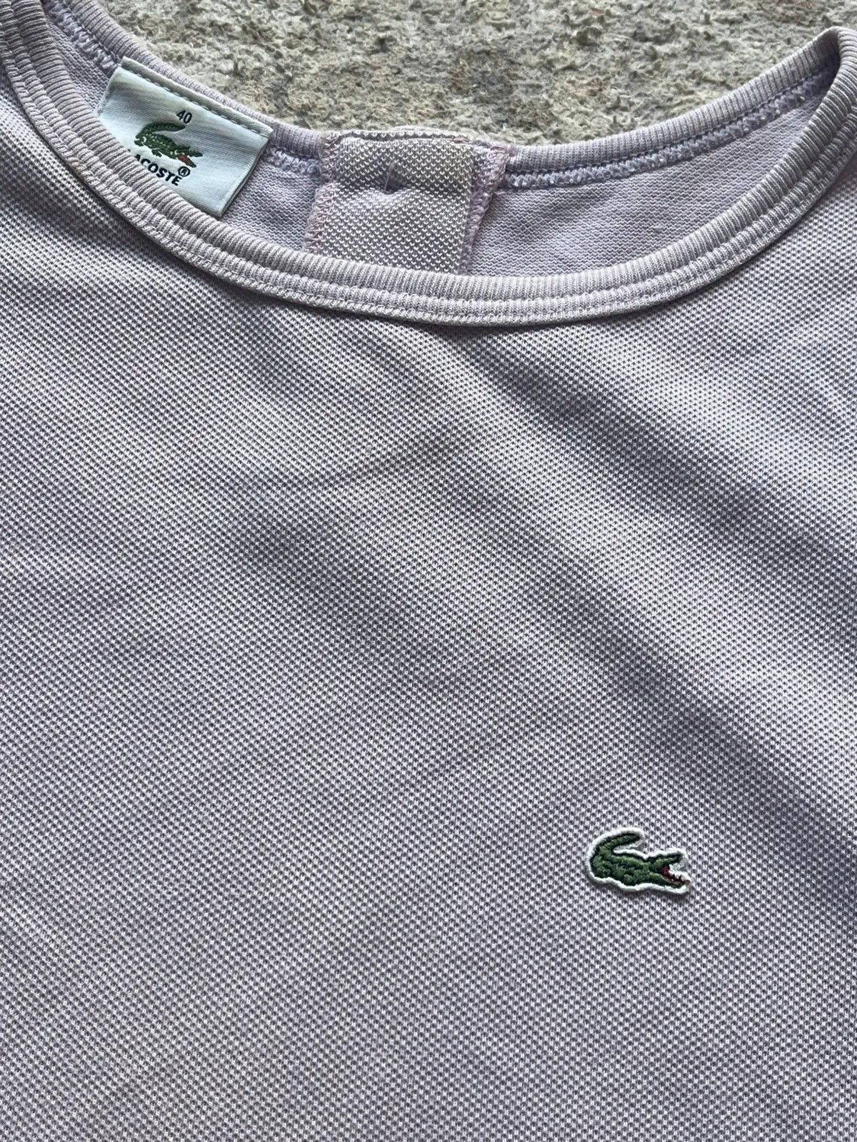 Lacoste Lacoste Women's Sz 40 / L Top Tank Lilac Rare Size L / US 10 / IT 46 - 7 Thumbnail