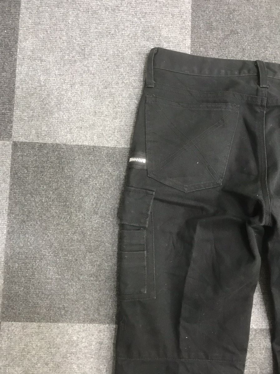 Japanese Brand BATSU Japanese Punk Studio Half Cargo Multizipper Denim Size US 32 / EU 48 - 10 Thumbnail